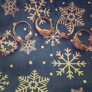 Ring Set with Drawstring Bag